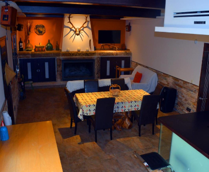 Foto del bar y sala de estar en Villa casa rural La Sureña
