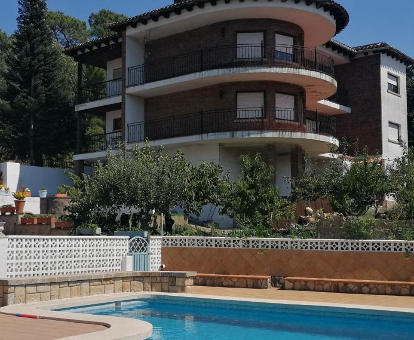 Foto de Villa El torreon de Gredos vista desde la zona de la piscina