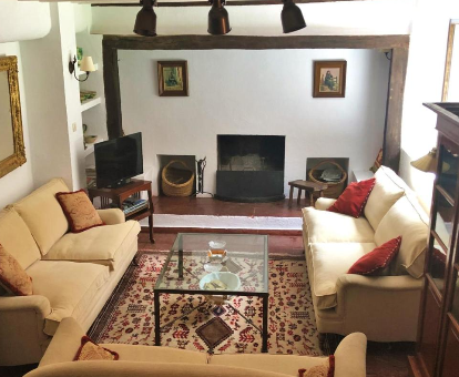 Foto de la sala de estar de Villa Huerto de Candeleda