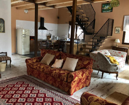 Foto de la sala de estar en Villa La Salceda
