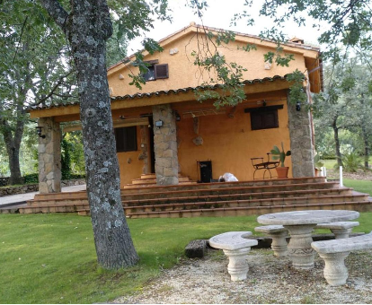 Foto de la entrada a Villa Los Tasajillos